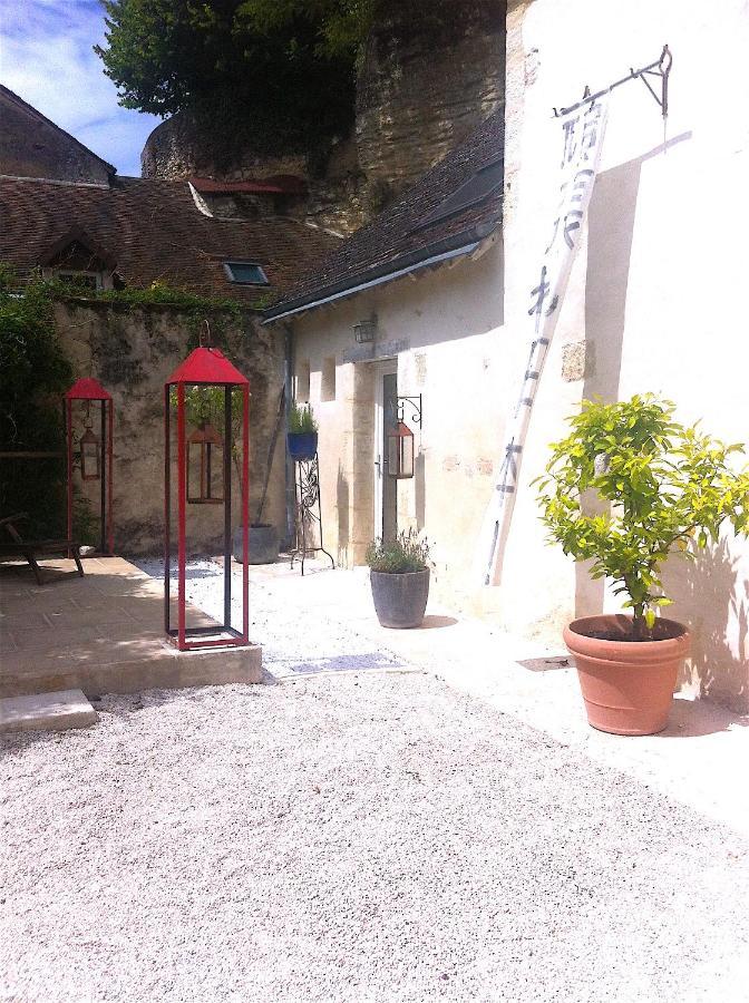 Troglodyte Loft Bed & Breakfast Thoré-la-Rochette Exterior foto